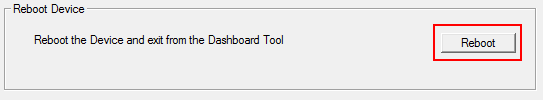 Dashboard Utilities Settings